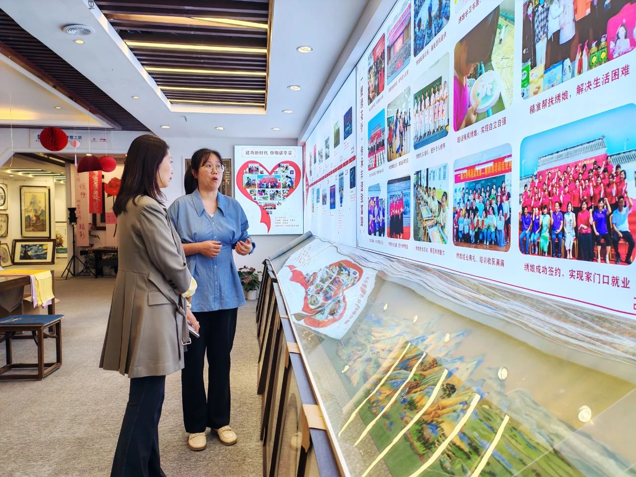 省僑商會走訪理事單位一涵汴繡，共探傳承與發(fā)展